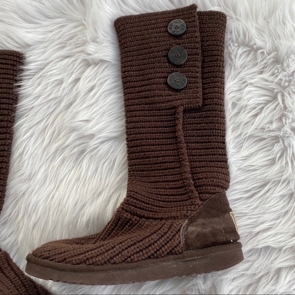 UGG Shoes - UGG Brown Classic Cardy Boots